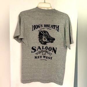 Vintage single stitch Hog’s Breath Saloon Key West unisex tee shirt